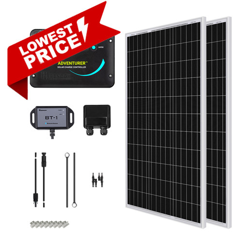200 Watt 12 Volt Solar RV Kit