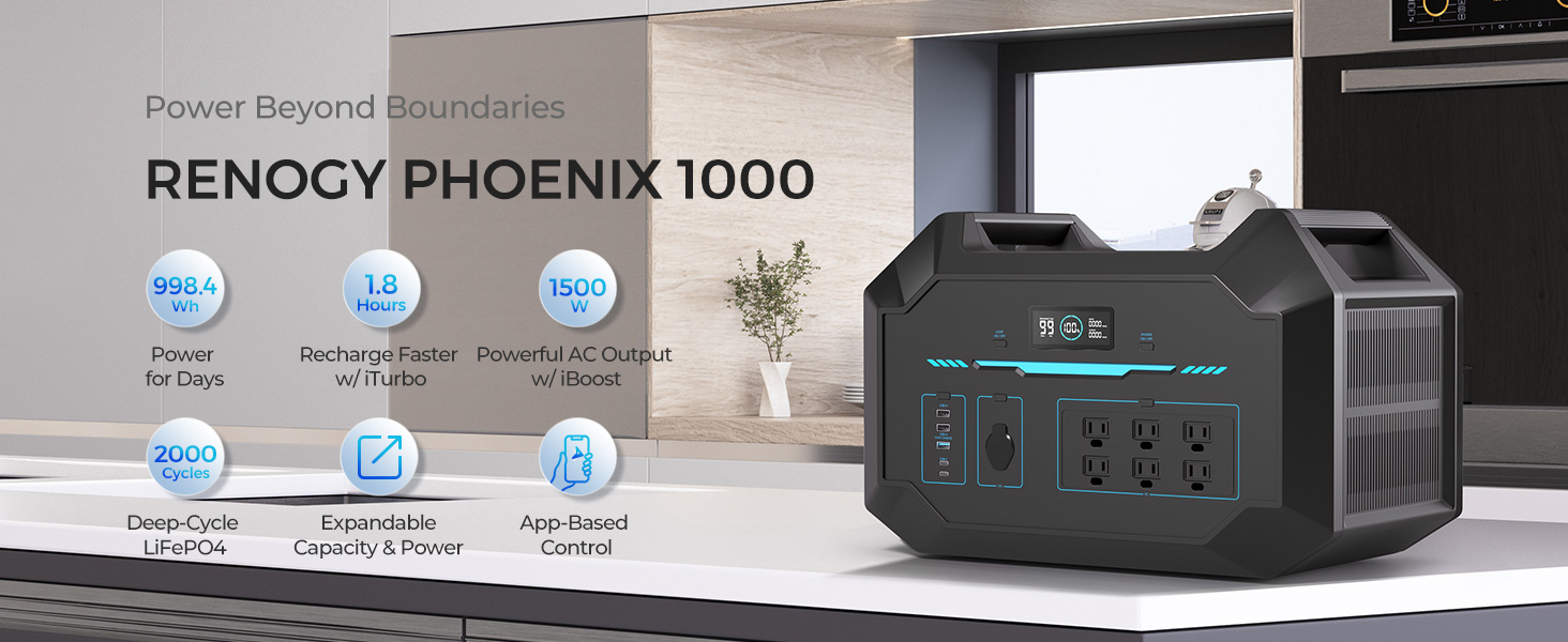 PHOENIX 1000 Portable Power Station
